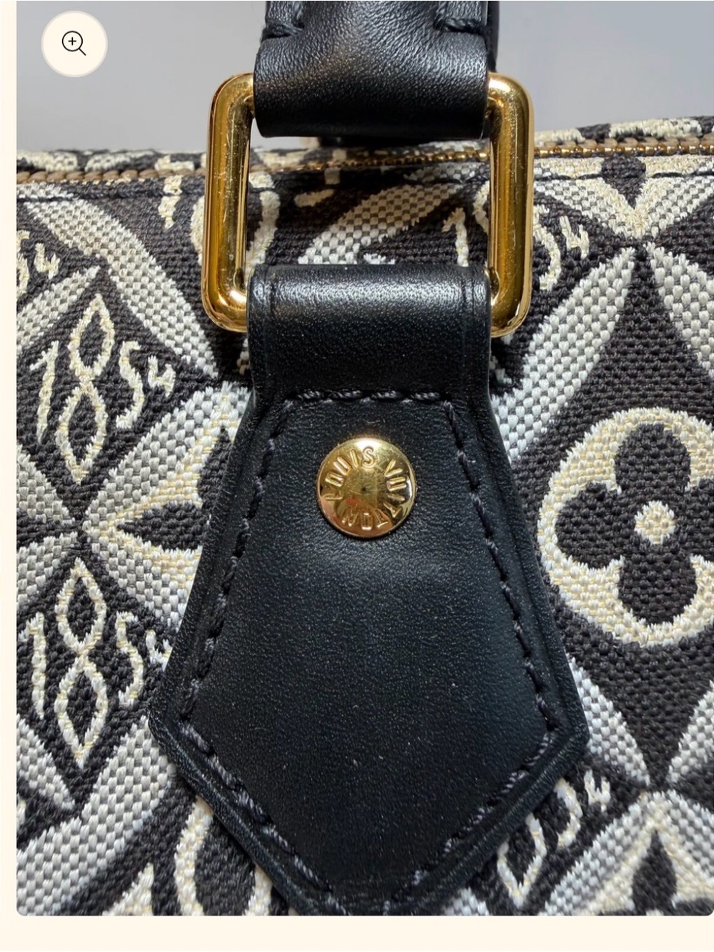 Authentic: Louis Vuitton Speedy 25 Bandoulière 1854 Monogram Jacquard - Picture 10 of 13